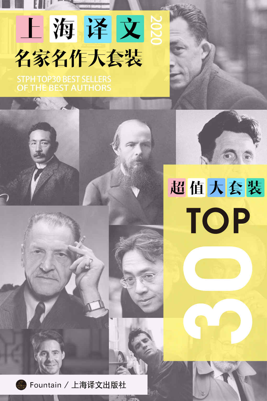 上海译文TOP30名家名作大套装2020年版