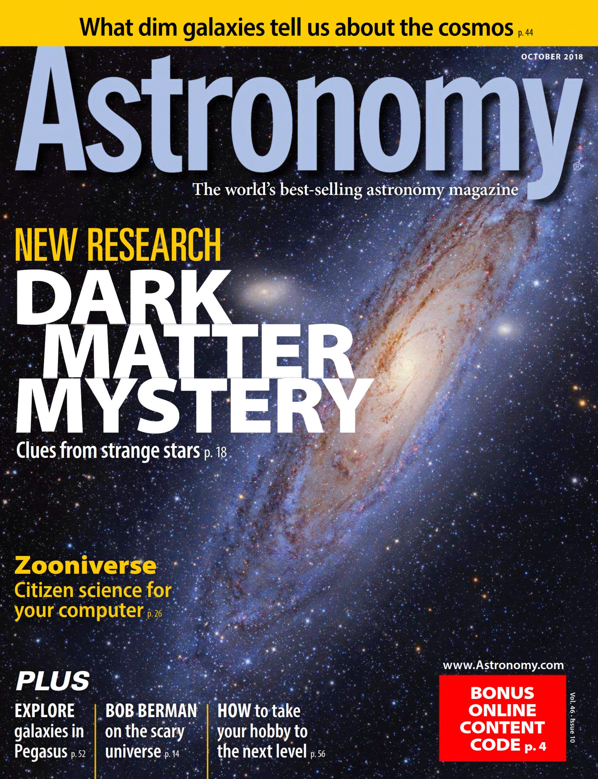 Astronomy 天文学杂志 OCTOBER 2018