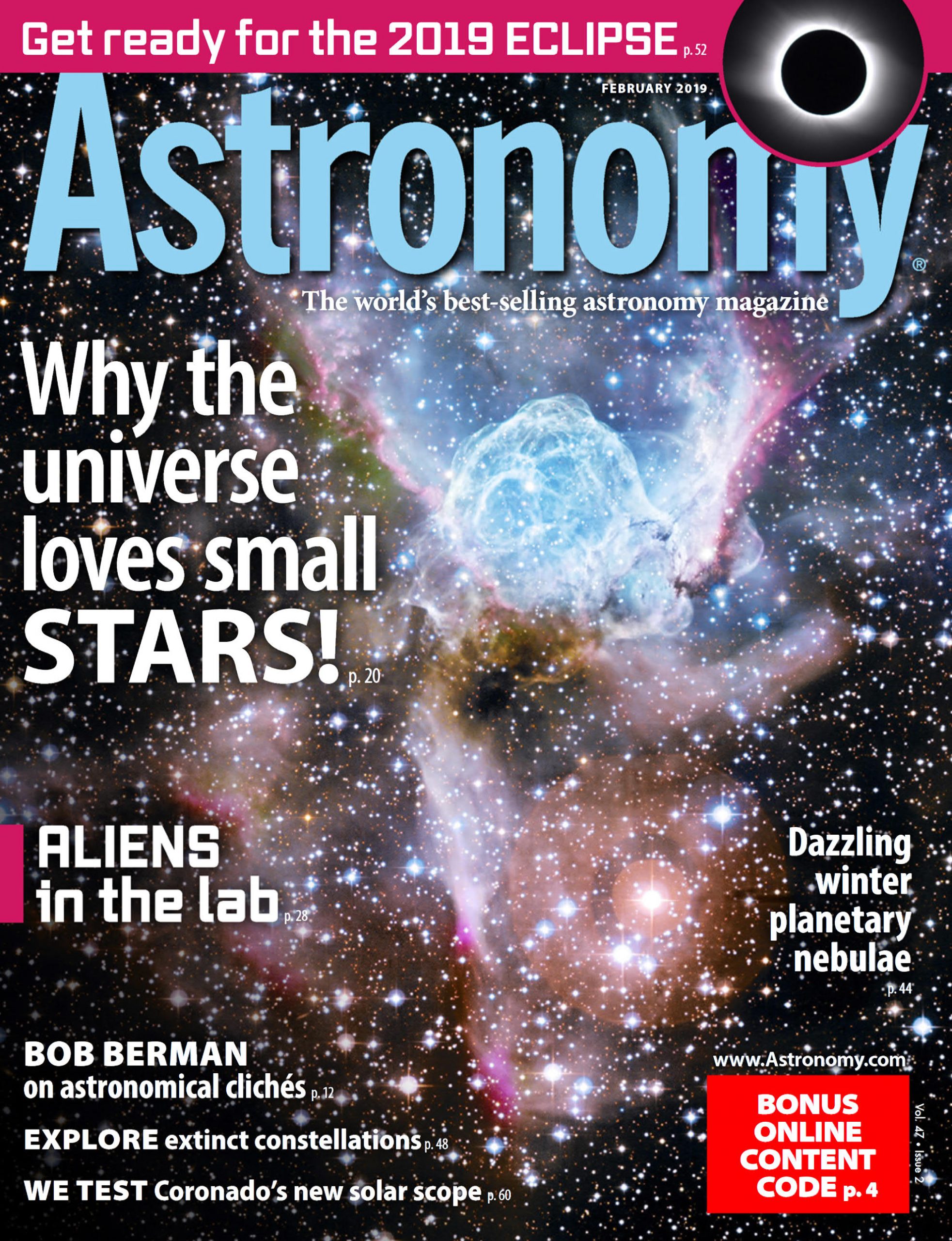 Astronomy 天文学杂志 FEBRUARY 2019