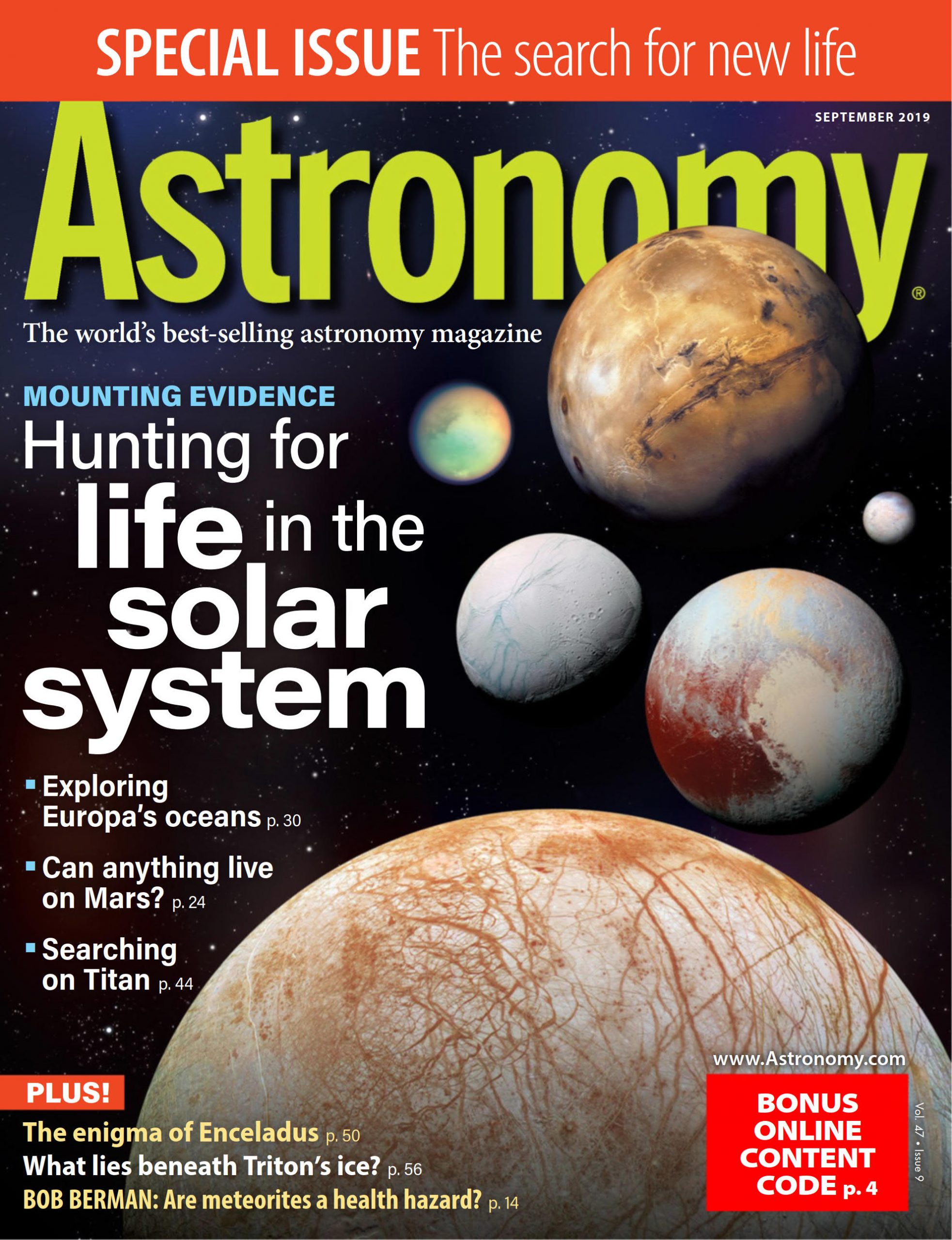 Astronomy 天文学杂志 SEPTEMBER 2019