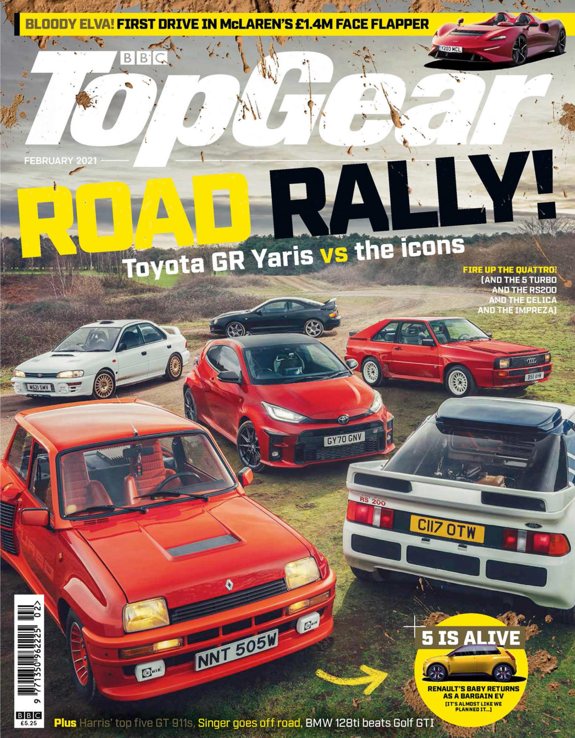 BBC Top Gear BBC疯狂汽车秀杂志  FEBRUARY 2021年2月刊 内容