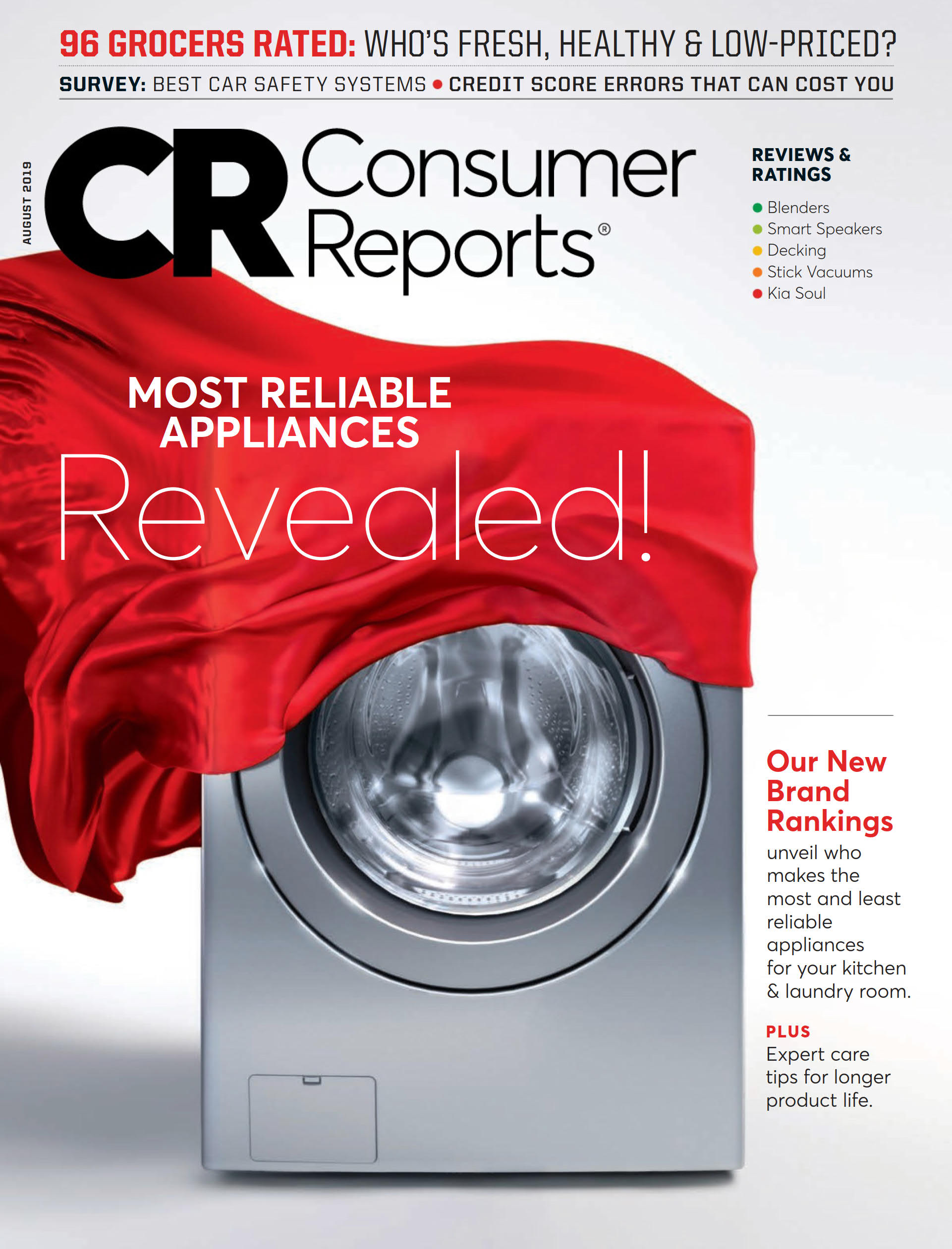 Consumer Reports 消费者报告杂志 2019年8月刊下载