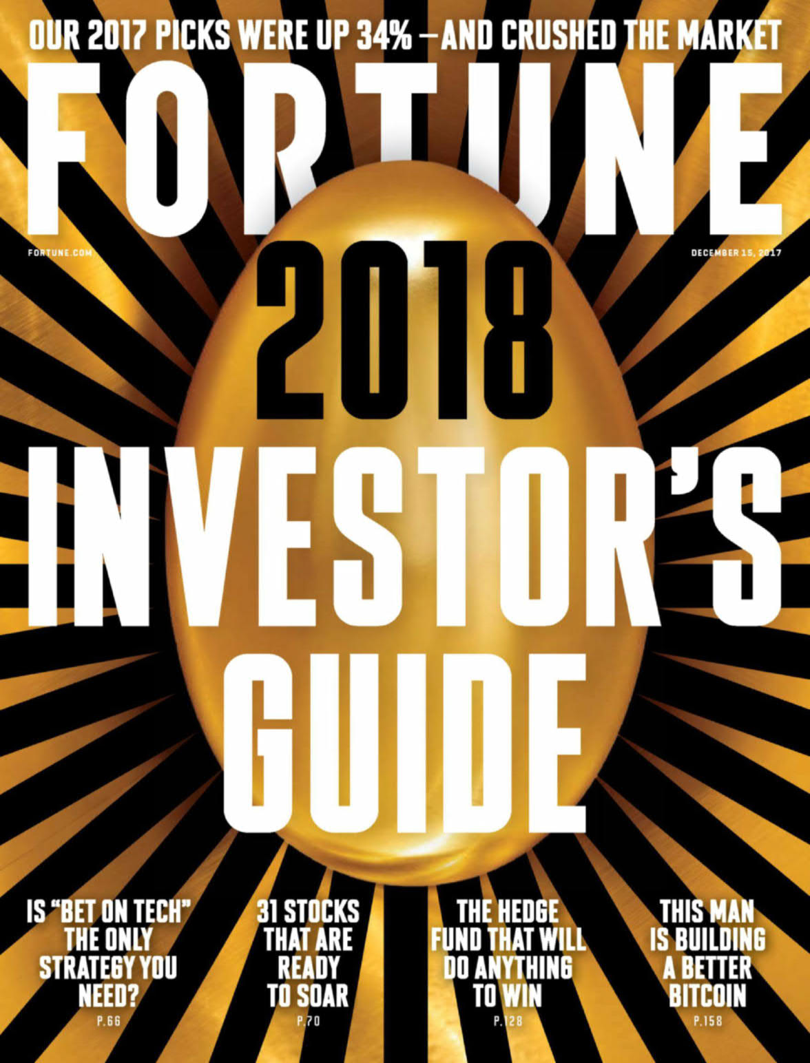 Fortune 财富杂志 DECEMBER 2017年12月刊