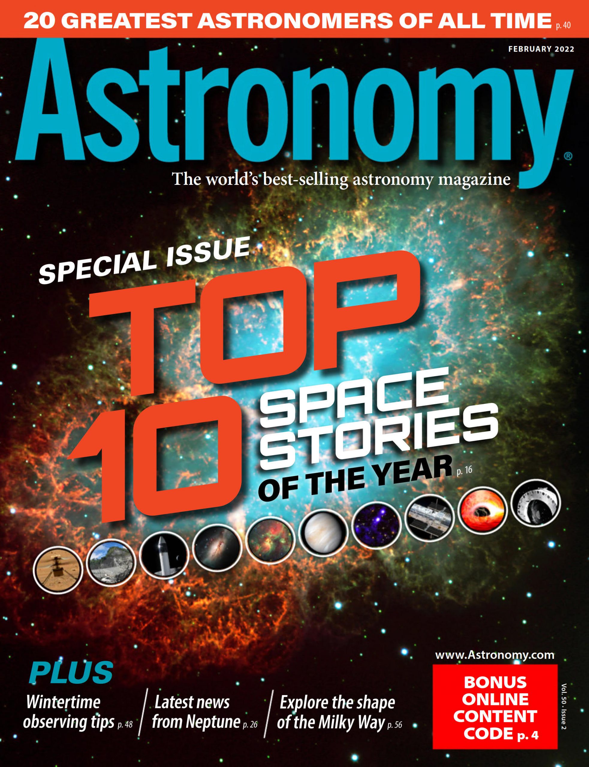 Astronomy 天文学杂志 FEB 2022